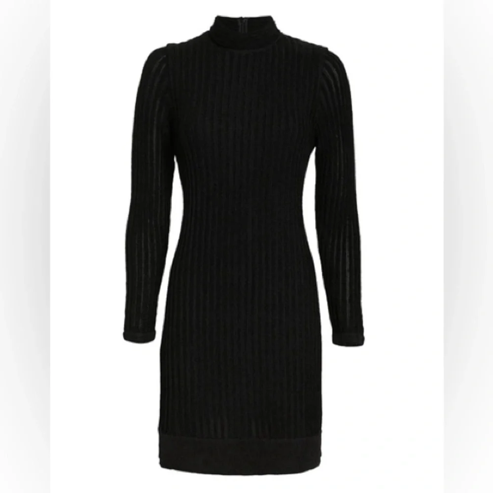 L’AGENCE Edita Ribbed Turtleneck Dress - Picture 3 of 10